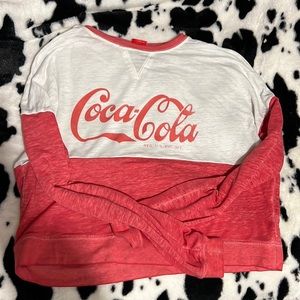 Coca Cola cropped long sleeve